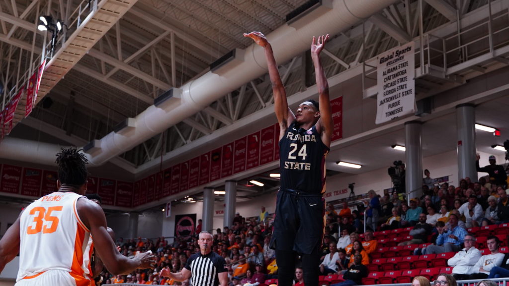 Florida State's Devin Vassell was named outstanding player of Emerald Coast Classic(Photo: Henry Paulk)